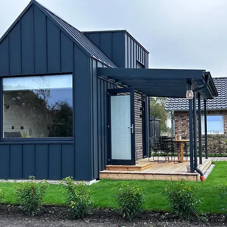 Feriehus Lykke Huus Tinyhaus An Der Nordsee Mit Fasssauna *