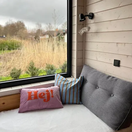 Lykke Huus Tinyhaus An Der Nordsee Mit Fasssauna Prázdninový dům Schweiburg