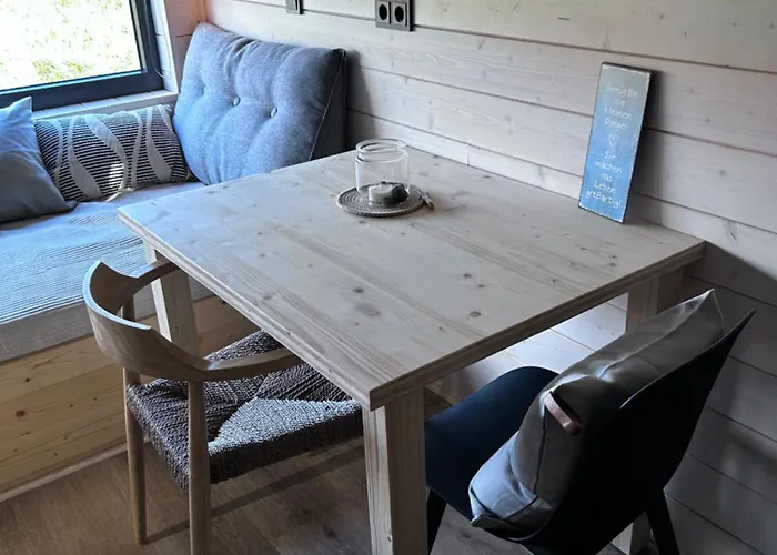 Nyaraló Lykke Huus Tinyhaus An Der Nordsee Mit Fasssauna