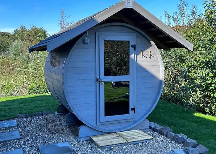 Σπίτι διακοπών Lykke Huus Tinyhaus An Der Nordsee Mit Fasssauna Schweiburg