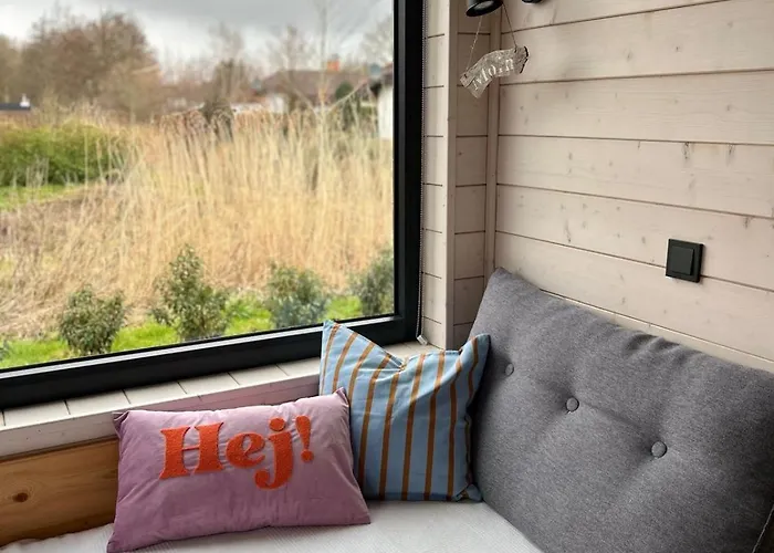 Lykke Huus Tinyhaus An Der Nordsee Mit Fasssauna Σπίτι διακοπών Schweiburg